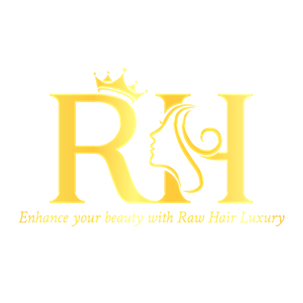 Logo Raw Hair Luxury