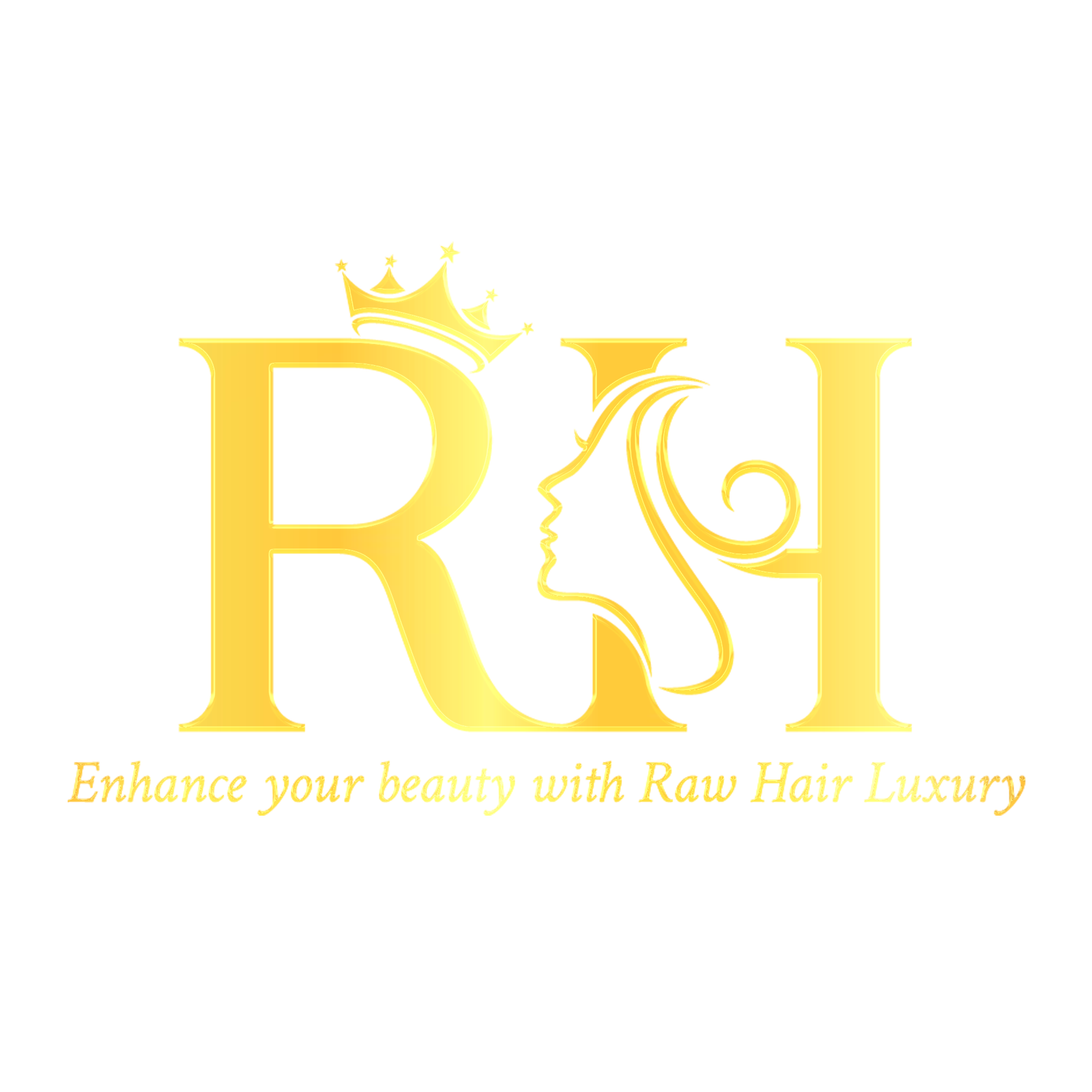 Logo Raw Hair Luxury