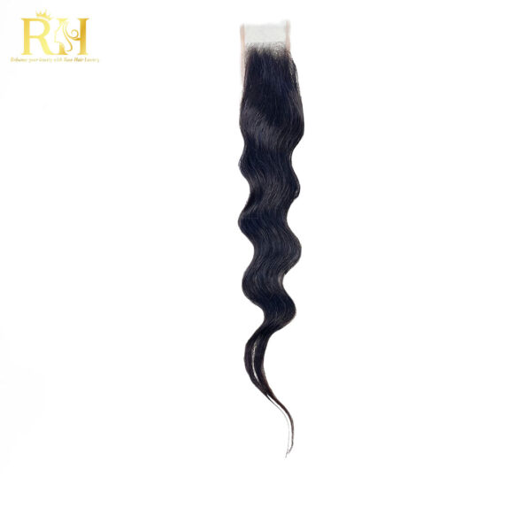 Closure 2x6 Raw SEA Wavy Natural Color rawhairluxury