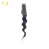 Closure 2x6 Raw SEA Wavy Natural Color rawhairluxury