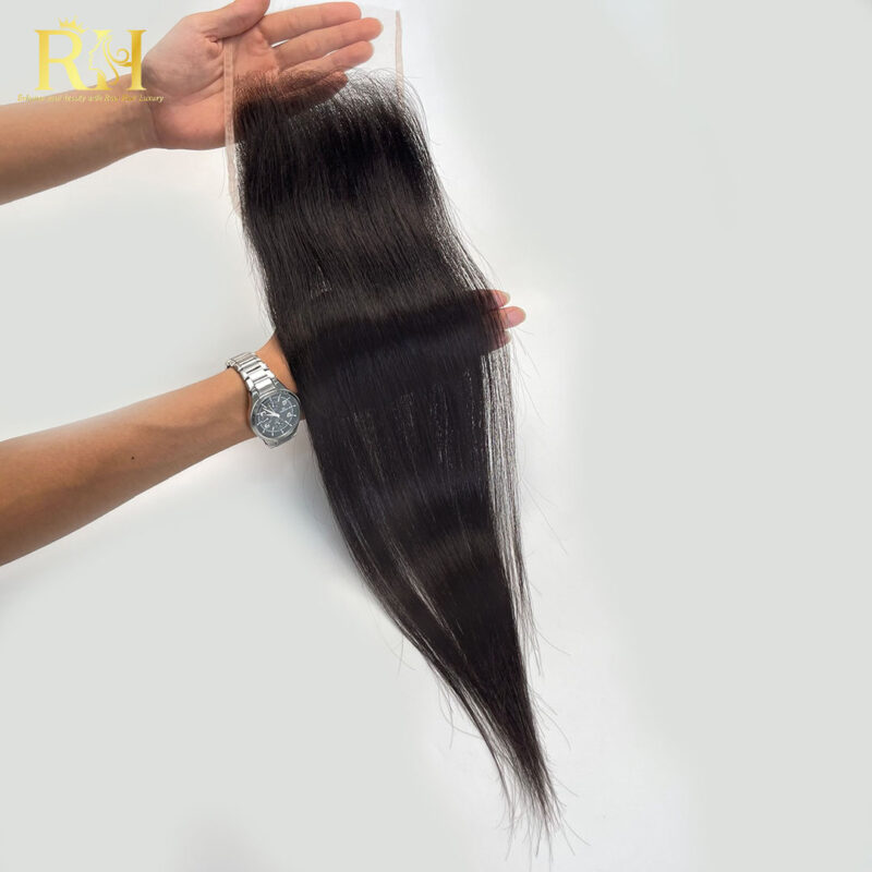 Closure 4x4 Raw SEA Straight Natural Color rawhairluxury