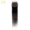 Closure 5x5 Raw SEA Straight Natural Color rawhairluxury