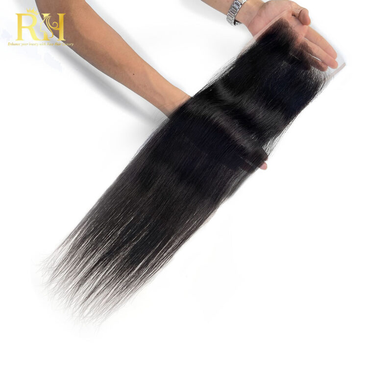 Closure 5x5 Raw SEA Straight Natural Color rawhairluxury