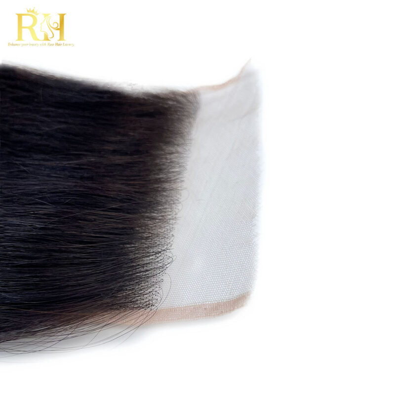 Closure 5x5 Raw SEA Straight Natural Color rawhairluxury