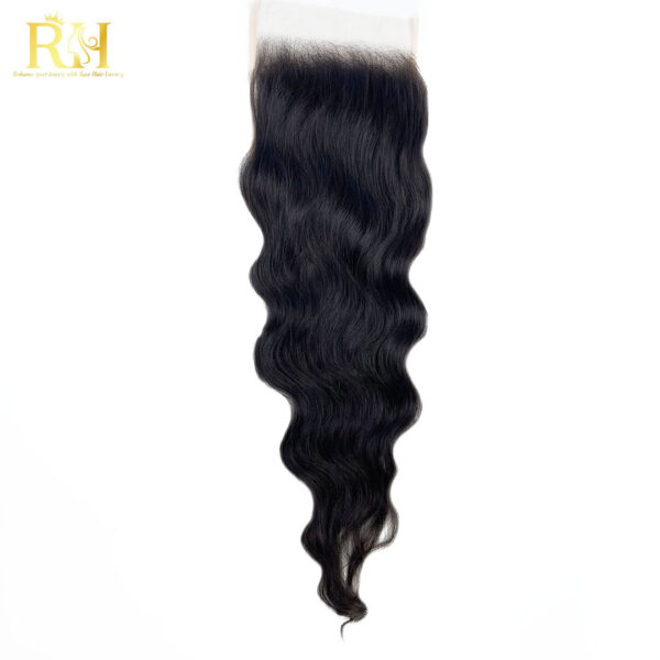 Closure 6x6 Raw SEA Wavy Natural Color rawhairluxury