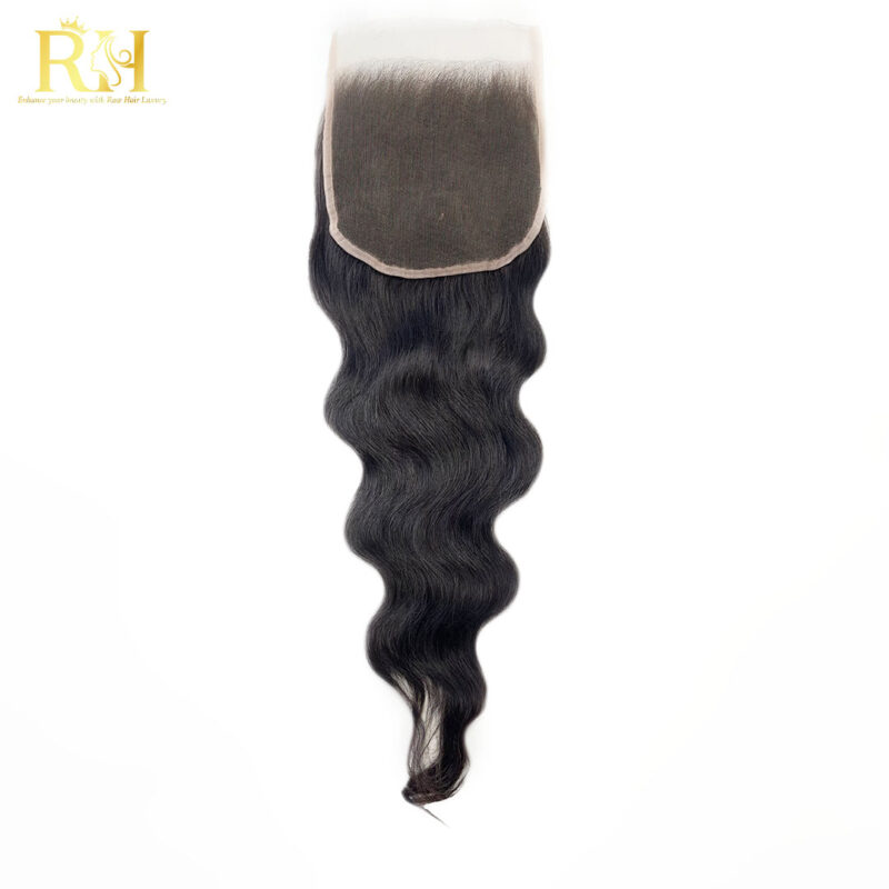 Closure 6x6 Raw SEA Wavy Natural Color rawhairluxury