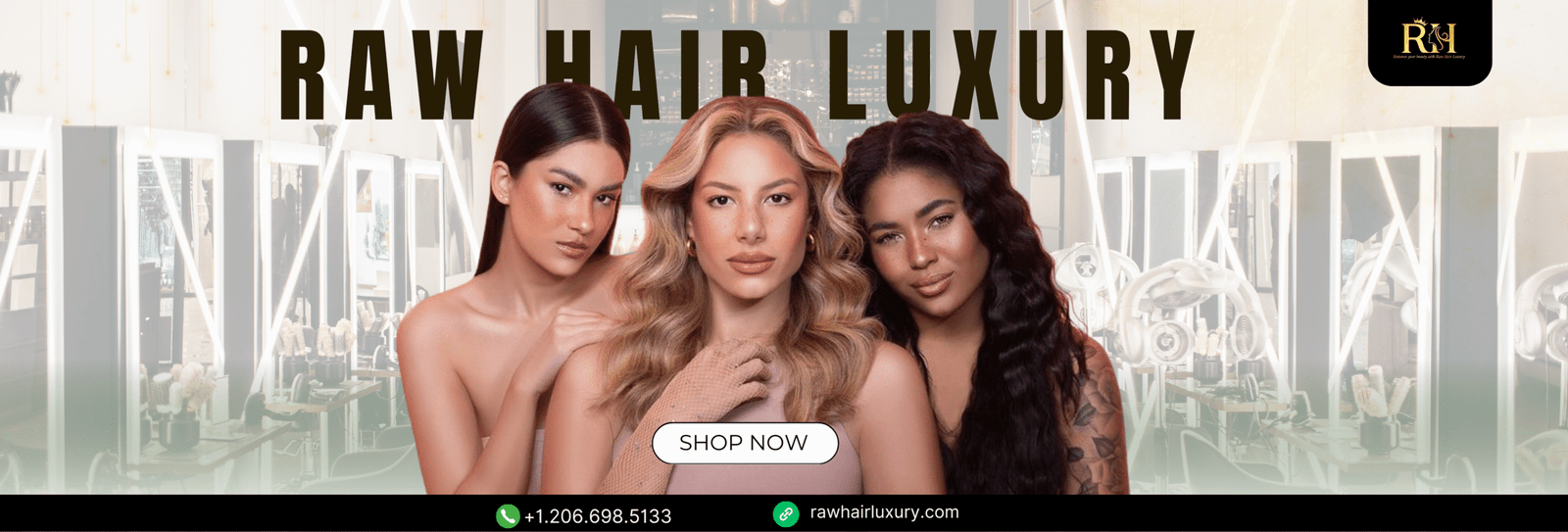 Raw Hair Luxury banner