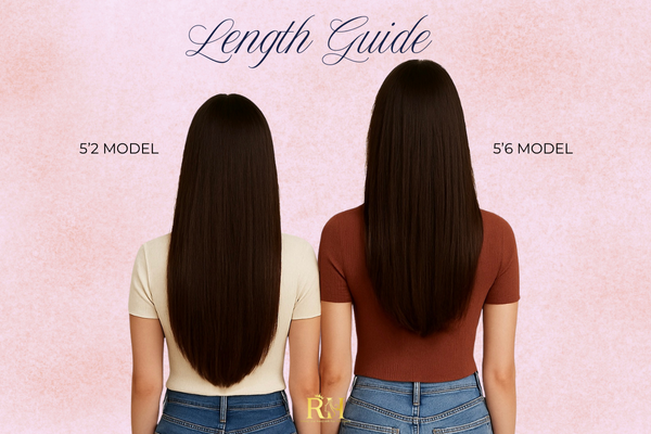 Hair Extension Lengths by Heights