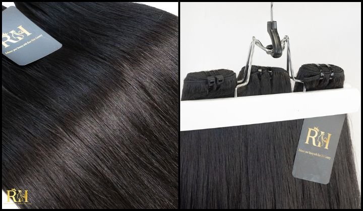machine weft hair