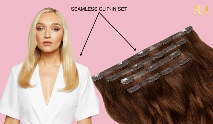 how to apply clip ins for a seamless blend
