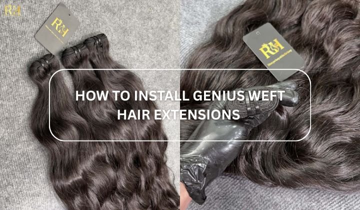 how to install genius weft hair extensions