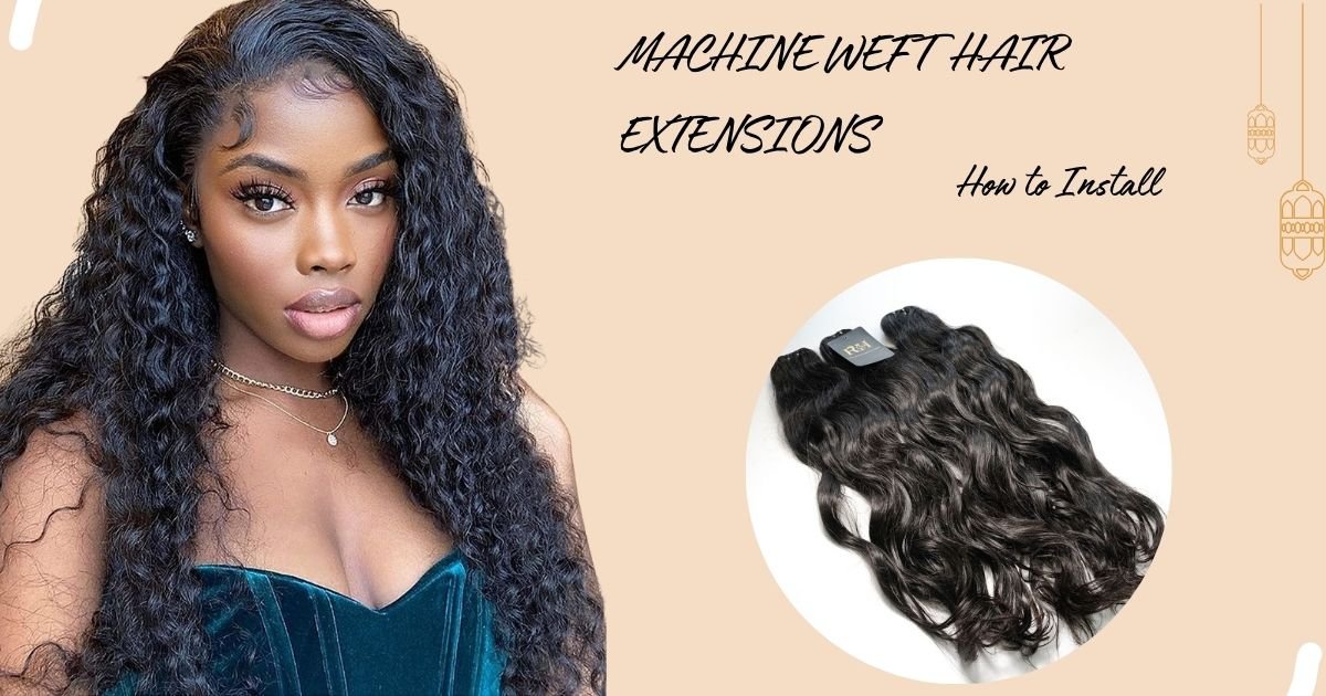 Machine Weft Hair Extensions 101: The Secret to Durable, High-Volume Hair