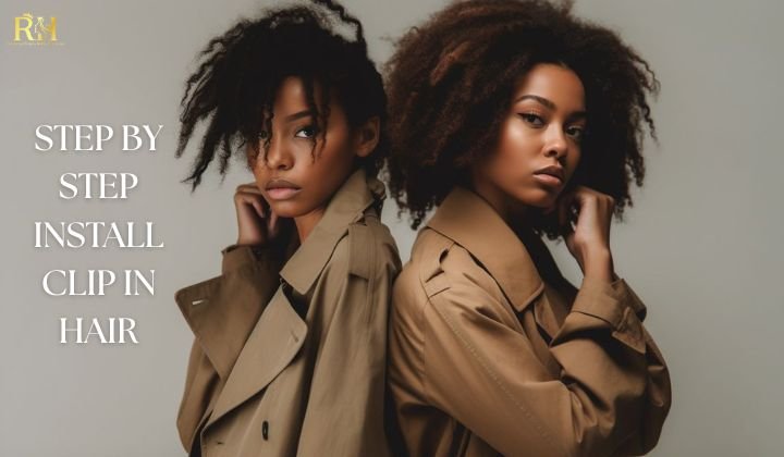 Step by step how to install clip in hair