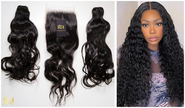 the 6x6 lace closure deep parting