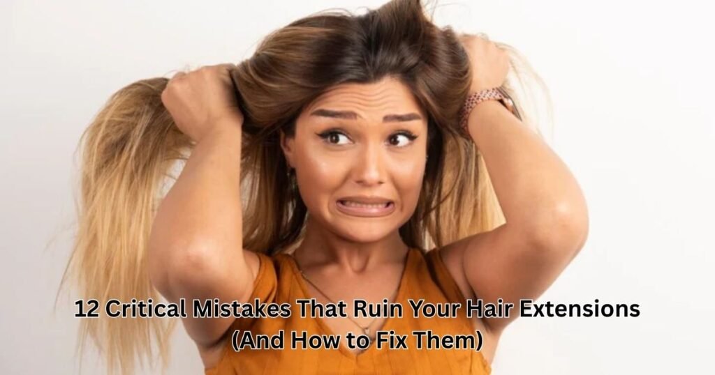 12 Critical Mistakes That Ruin Your Hair Extensions (And How to Fix Them)