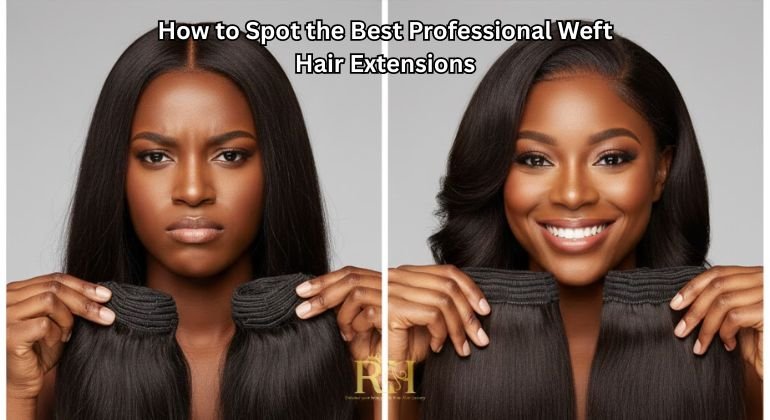 How to Spot the Best Professional Weft Hair Extensions