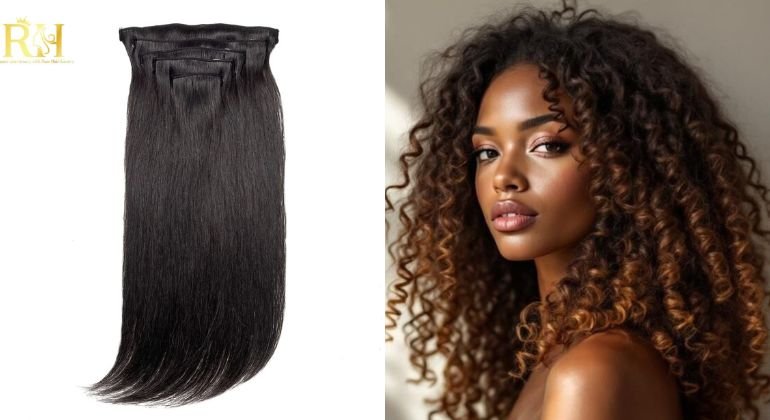 Keeping Clip In Hair Extensions Straight and Sleek