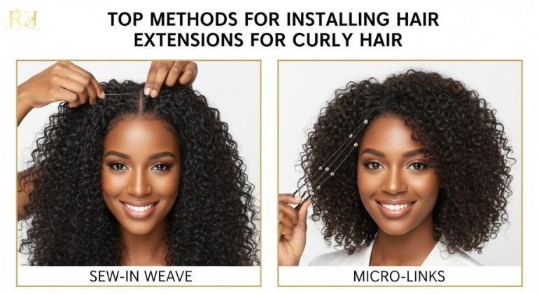 Top Methods for Installing Hair Extensions for Curly Hair