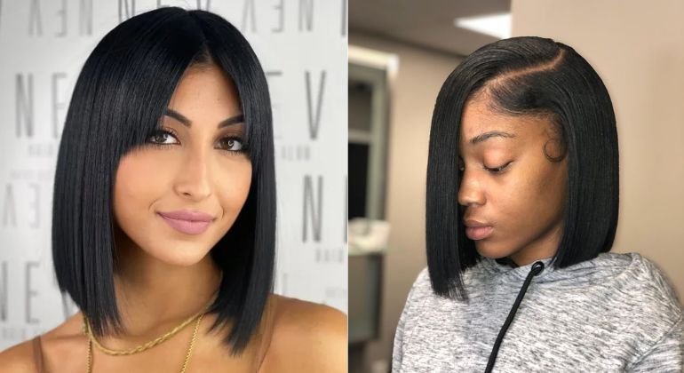 Blunt Shoulder Length Hairstyles