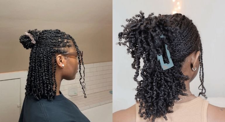 Half Up Twists and Mini Buns