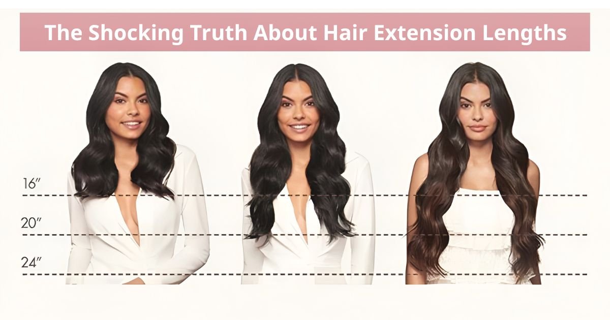 The Shocking Truth About Hair Extension Lengths