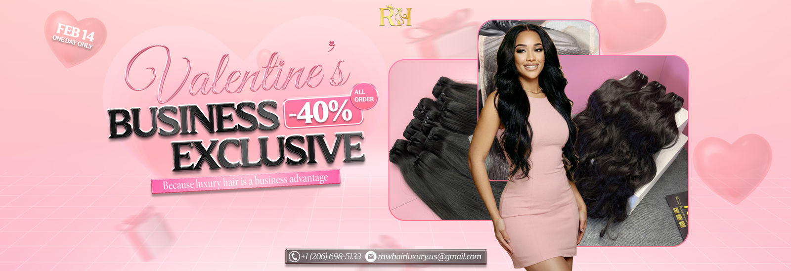 Valentine's Day of Raw Hair Luxury