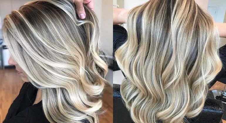 Ash Blonde Highlights Cool and Modern