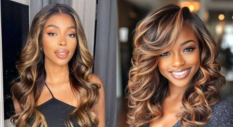 Honey and Caramel Highlights