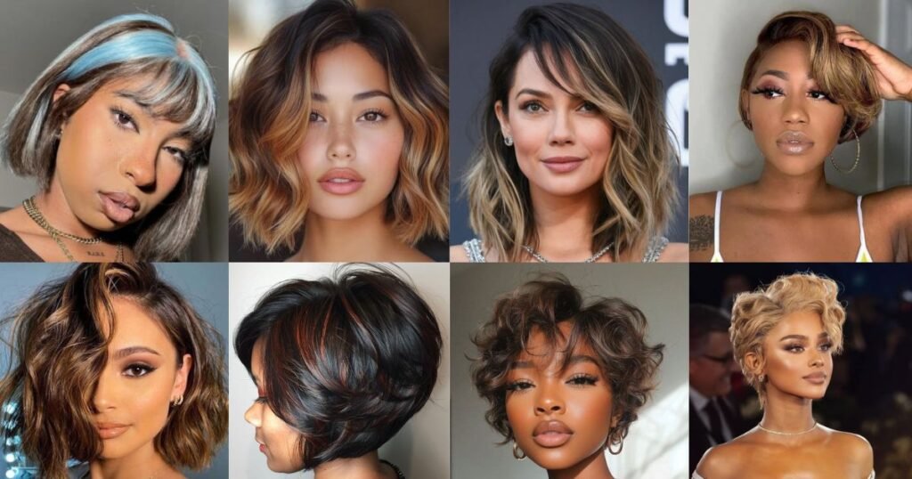 Trendy Highlights for Short Hair
