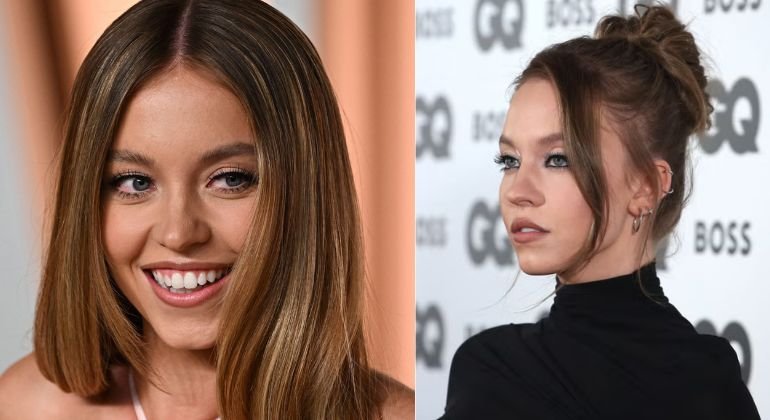 Brunette dark brown hair