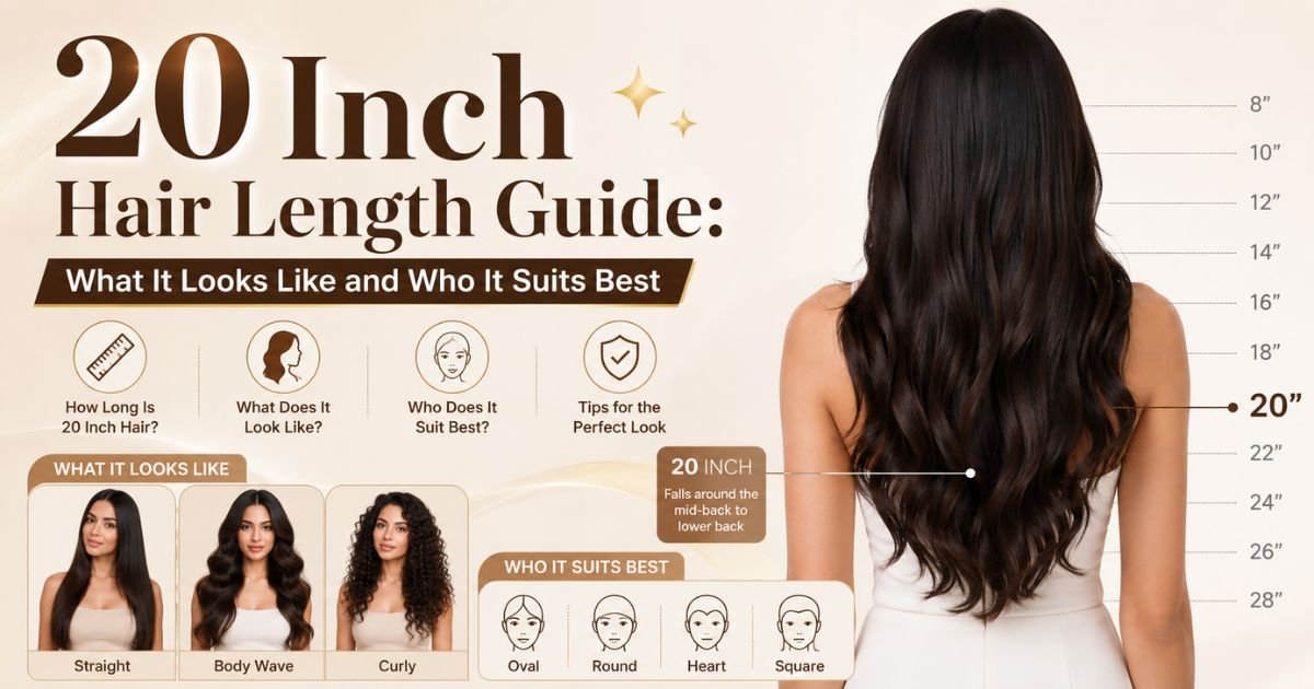 20 Inch Hair Length Guide What It Looks Like and Who It Suits Best