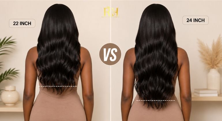 22 Inch vs 24 Inch Hair Extensions Which Length Is Better