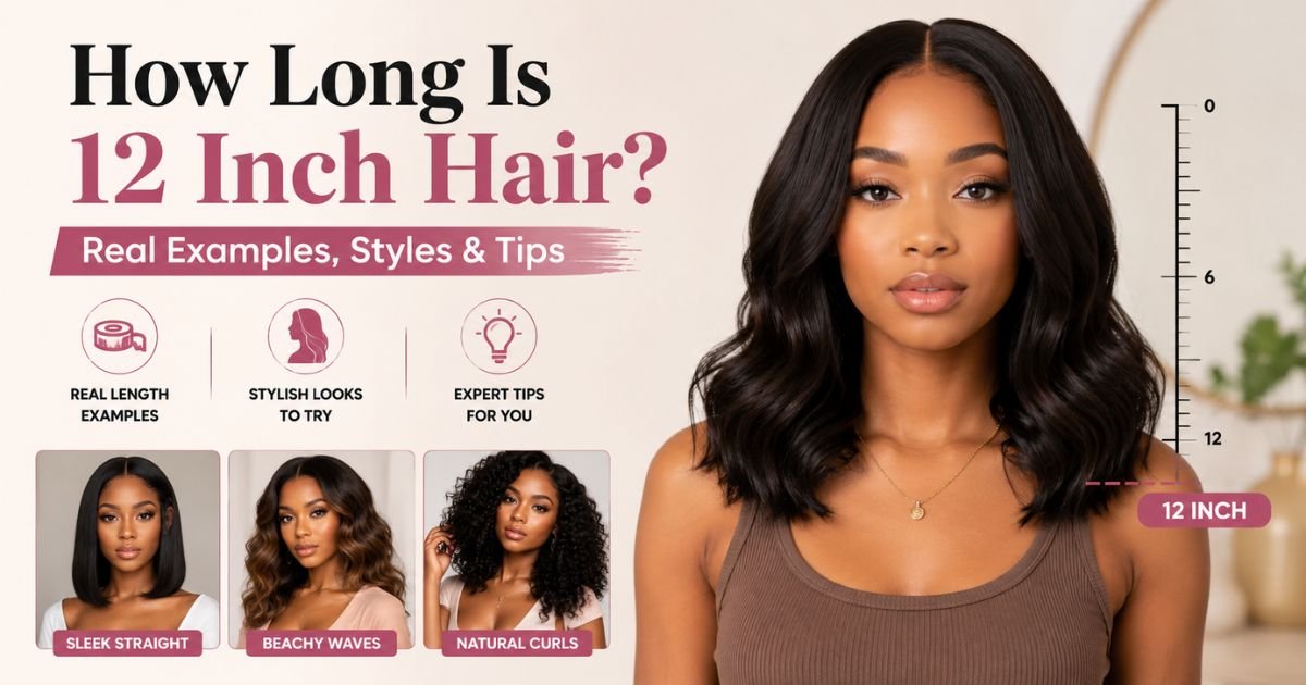 How Long Is 12 Inch Hair Real Examples, Styles & Tips