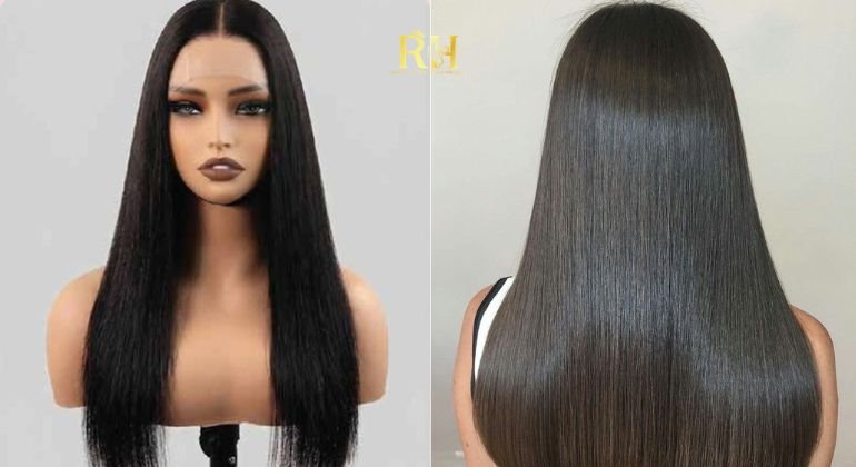 How long is 16 inch straight hair