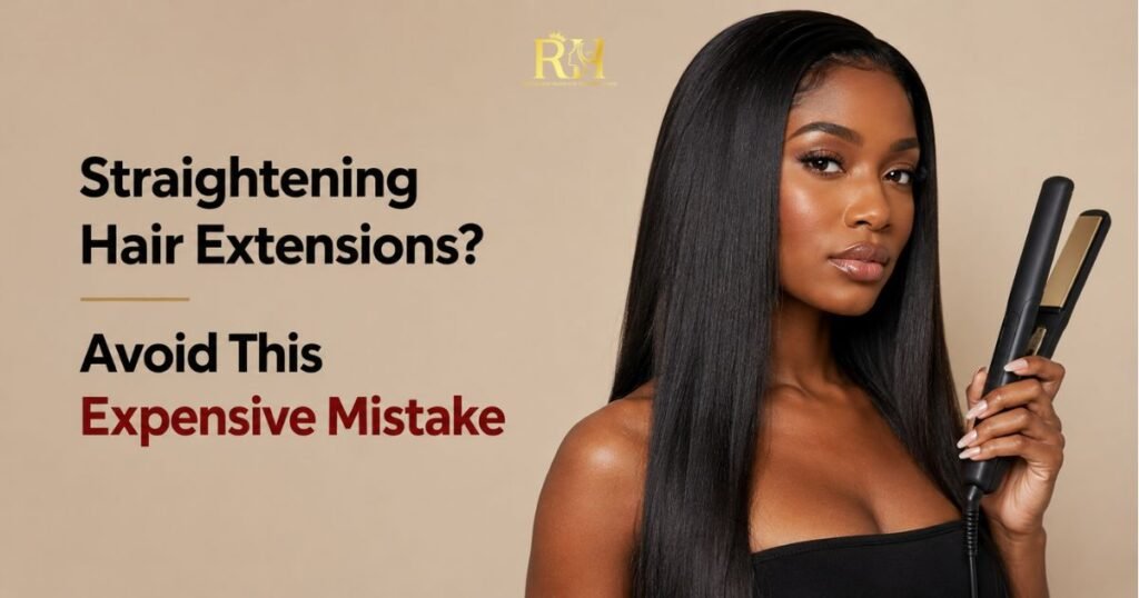 Straightening Hair Extensions Avoid This Expensive Mistake