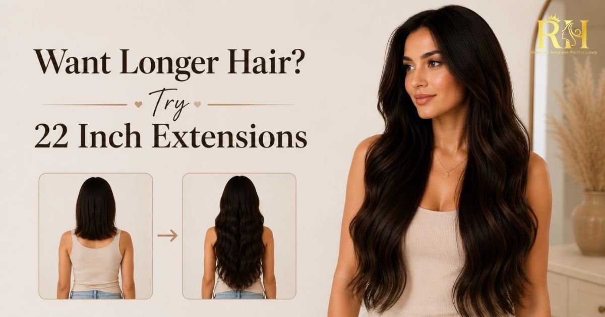Want Longer Hair Try 22 Inch Hair Extensions