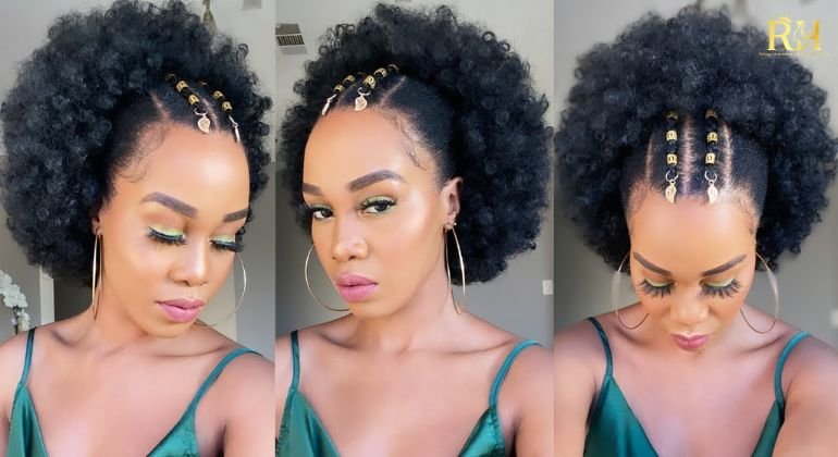 Afro puff