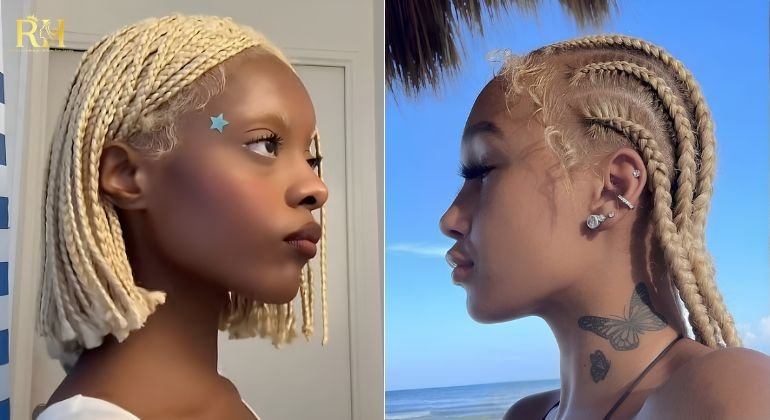 Blonde Cornrows