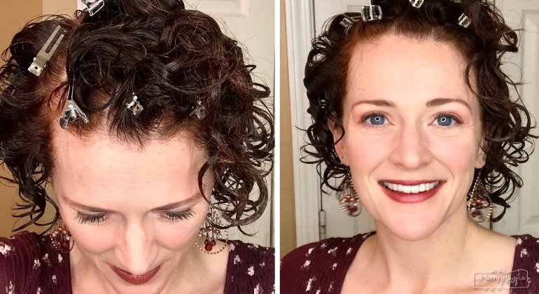 Curls Down With Volume