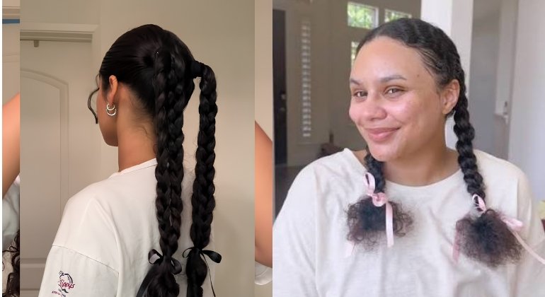 Curly Pigtail Braids
