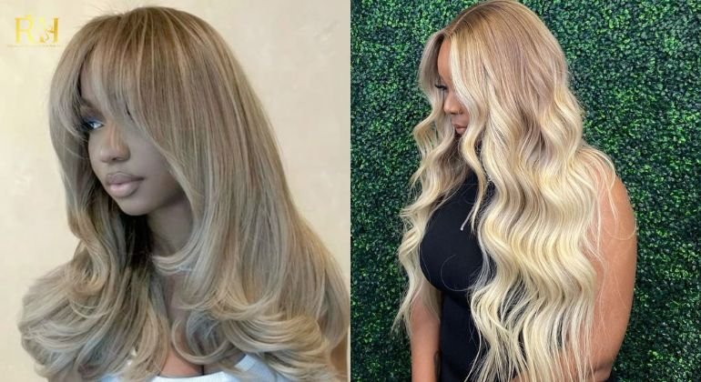 Dark Roots and Loose Blonde Waves