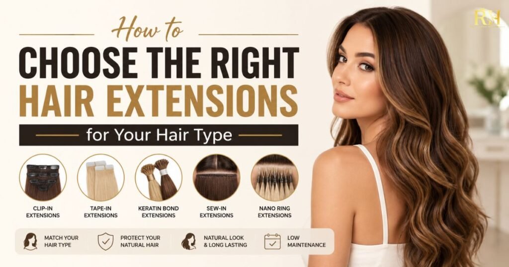 How to Choose the Right Hair Extensions for Your Hair Type