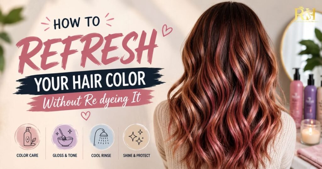 How to Refresh Your Hair Color Without Re dyeing It