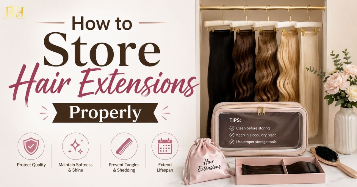 How to Store Hair Extensions Properly The Complete Care and Storage Guide