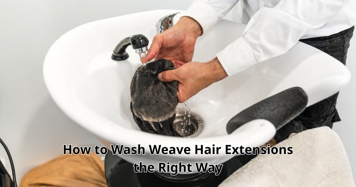 How to Wash Weave Hair Extensions the Right Way