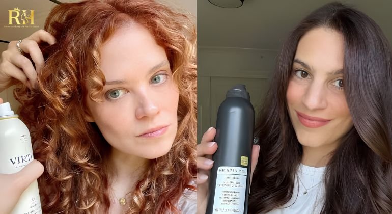 Spritz on a glossing spray