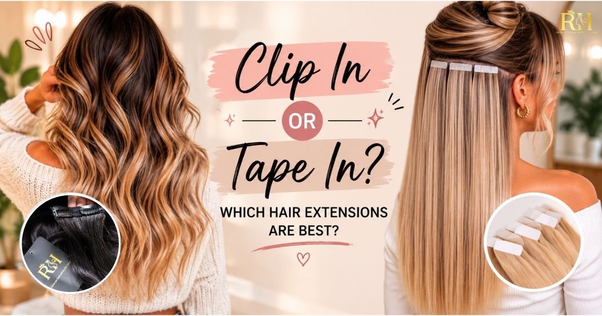 Which Hair Extensions Are Best Clip In or Tape In