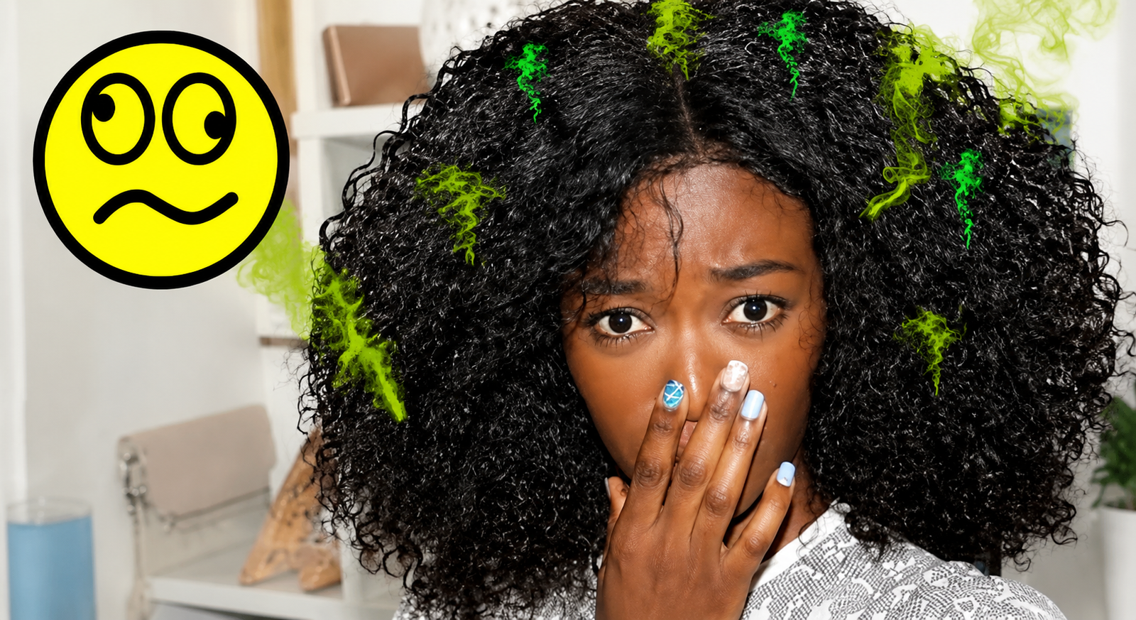 Dealing with a mildew smell in a wig