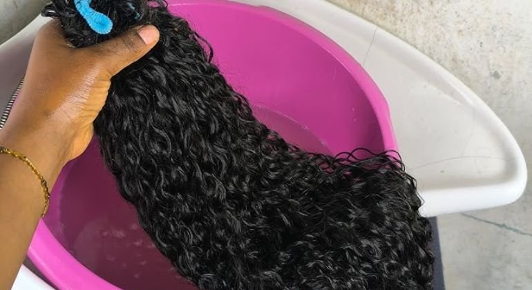How to wash and store feather crochet hair for reuse