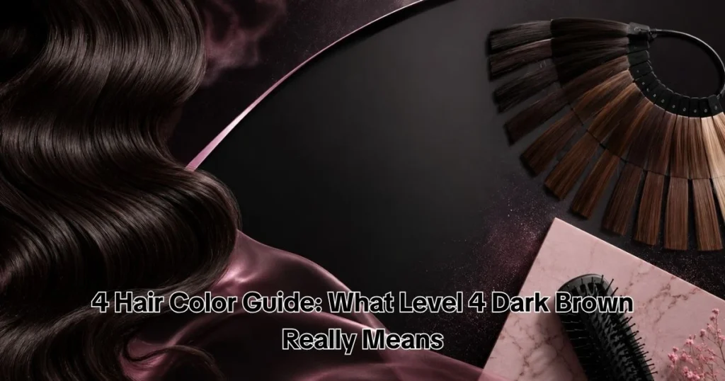 4 Hair Color Guide What Level 4 Dark Brown Really Means